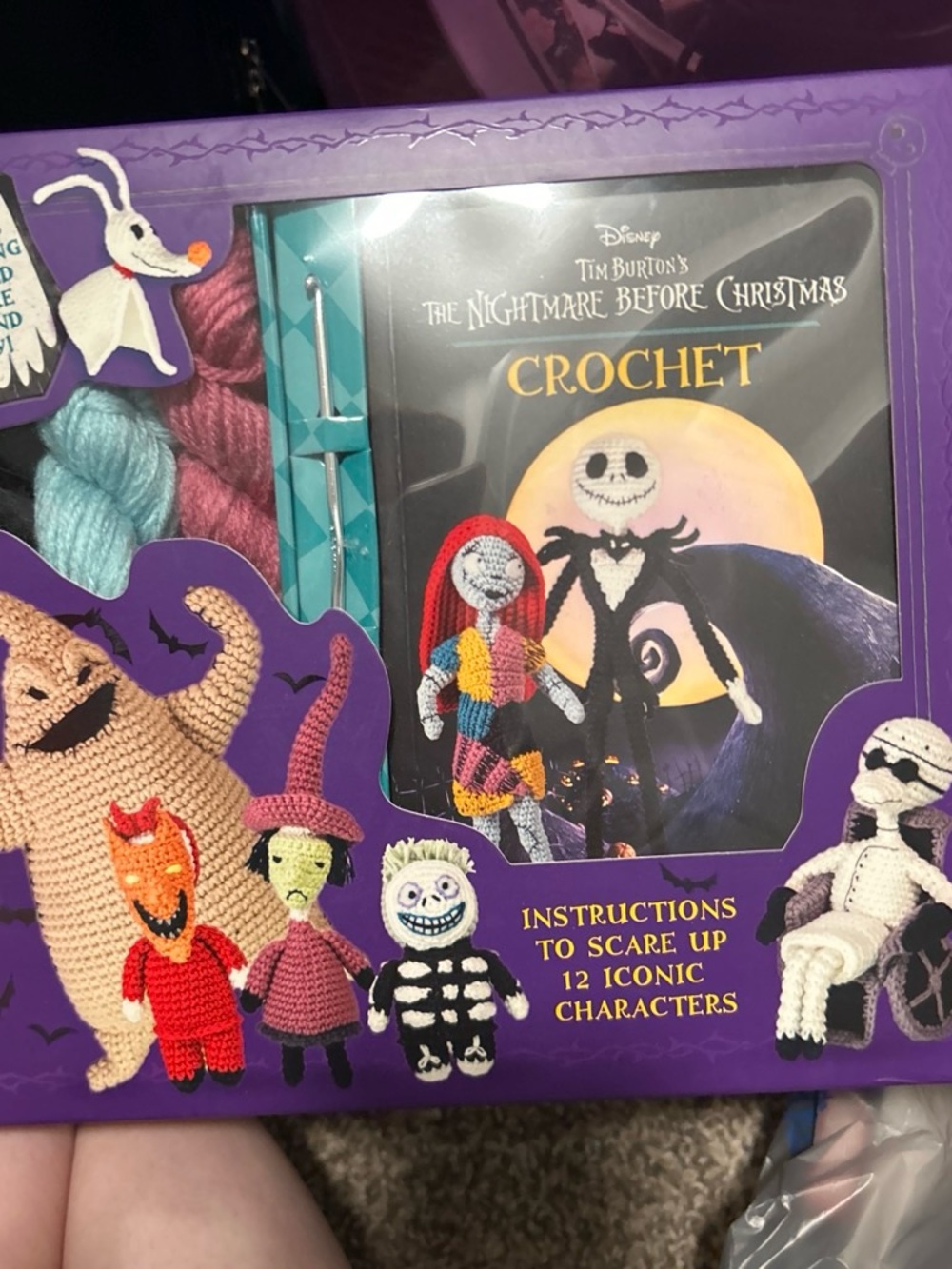 Disney The Nightmare Before Christmas Crochet Kit - Purple
